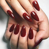 Multicolor Fake Nails with Glue for Party Wear