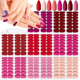 Multicolor Fake Nails with Glue for Party Wear