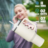 Stainless Steel 40oz Thermos Mug with Handle