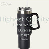 Vacuum Insulated Tumbler Black Pink Blue Stainless Steel